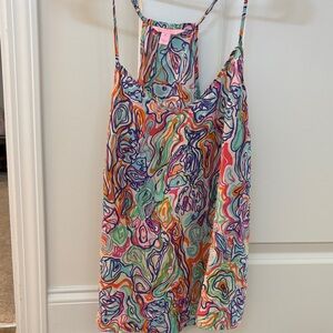 Lilly Pulitzer Multicolor Swirl Print Camisole in Pink, Orange, Green, Blue